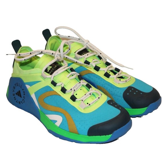 Adidas by Stella McCartney Dropset Training Rare Limited BLUE YELLOW 8.5 WOMEN'S - Picture 2 of 7